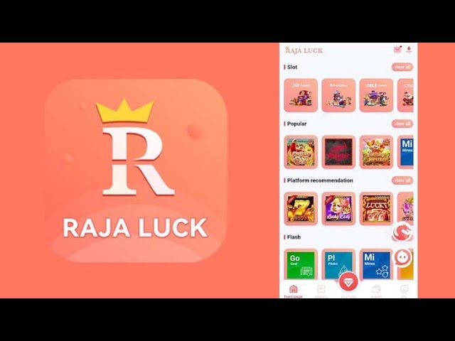 deposit on Raja Luck games app